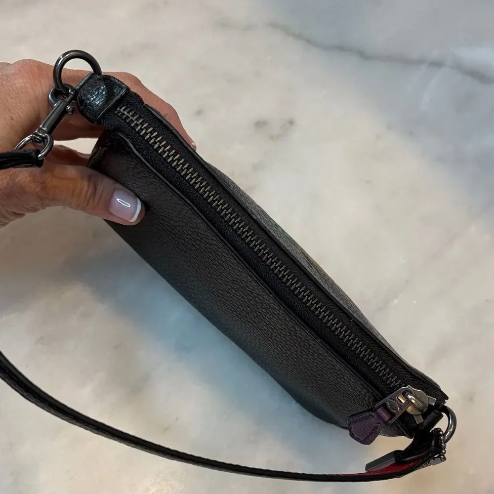 Coach Bag Mini Purse Handbag Leather Nolita 19 Horse & Carriage Rainbow Pebbled - Picture 11 of 15